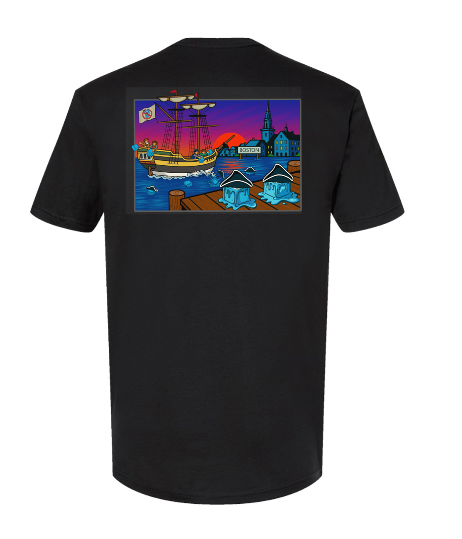 Boston ICE Tea Party | Subtle Anti ICE Apparel by Warm Water Tees