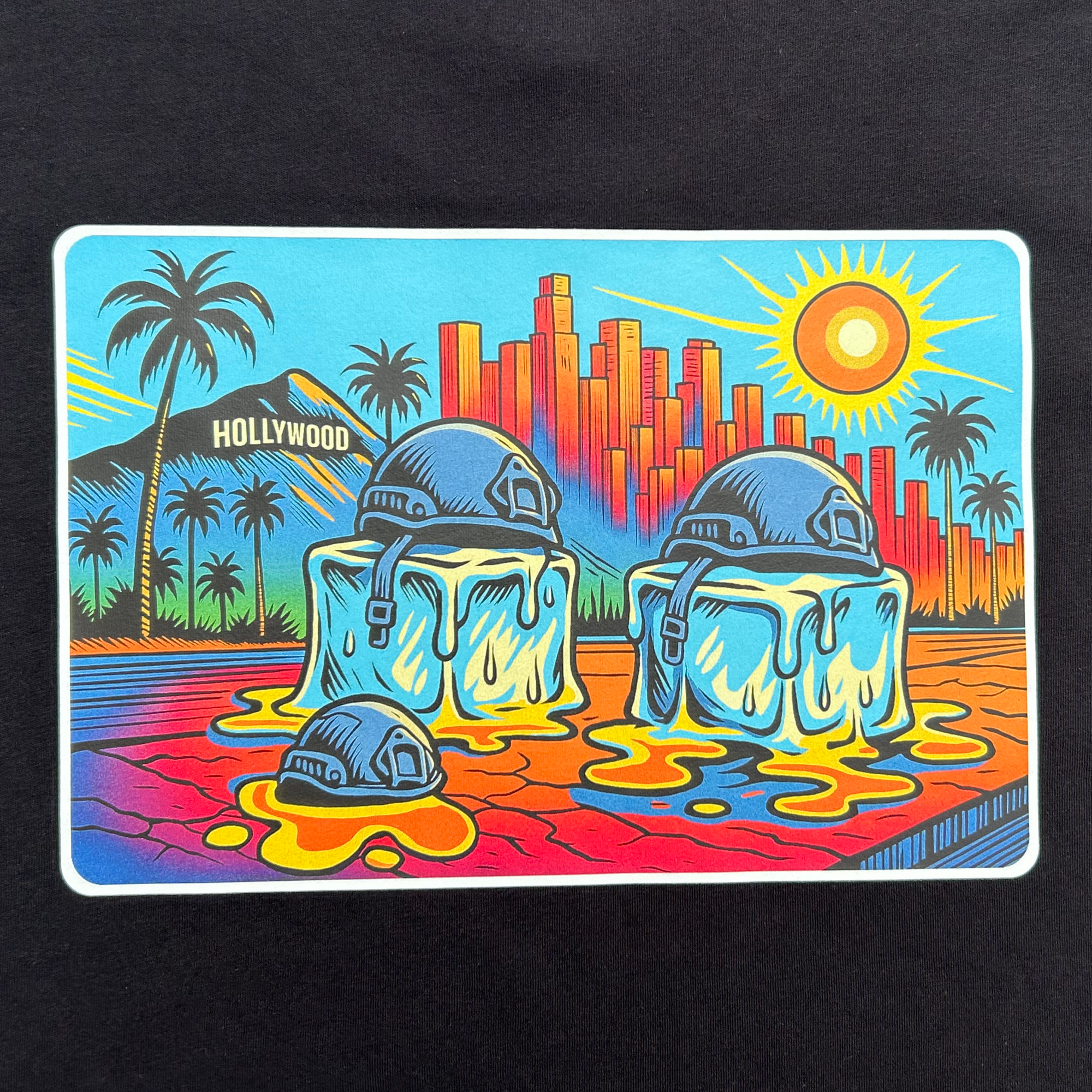 Melting in LA Shirt | Subtle Anti ICE Apparel by Warm Water Tees