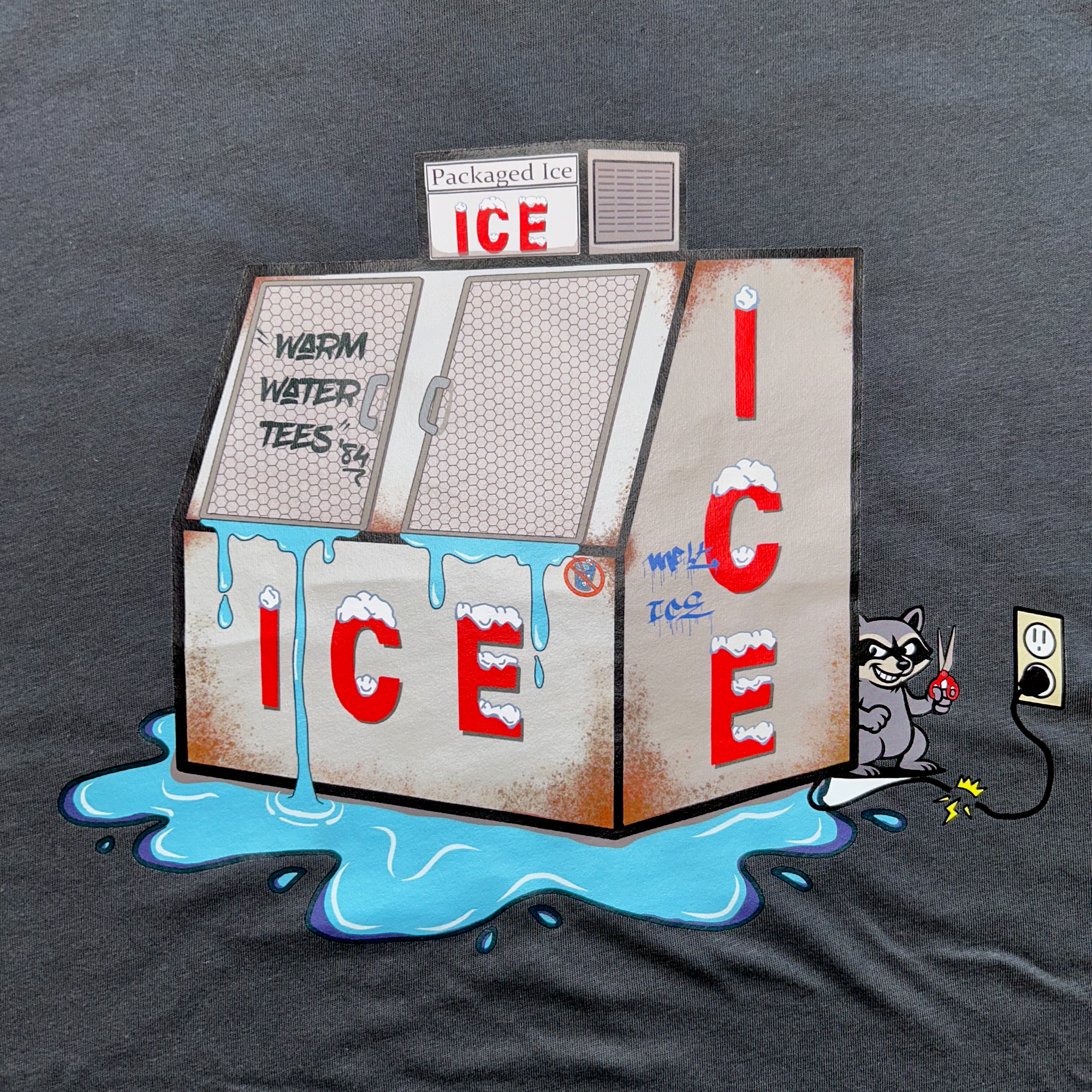 Broken Ice Machine T-shirt | Everyday Activism by Warm Water Tees