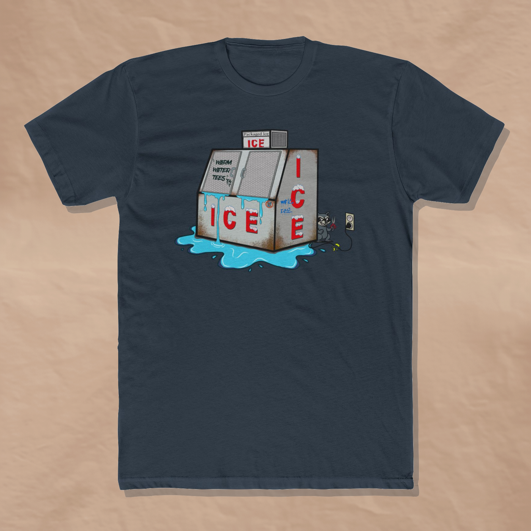 Broken Ice Machine T-shirt | Everyday Activism by Warm Water Tees