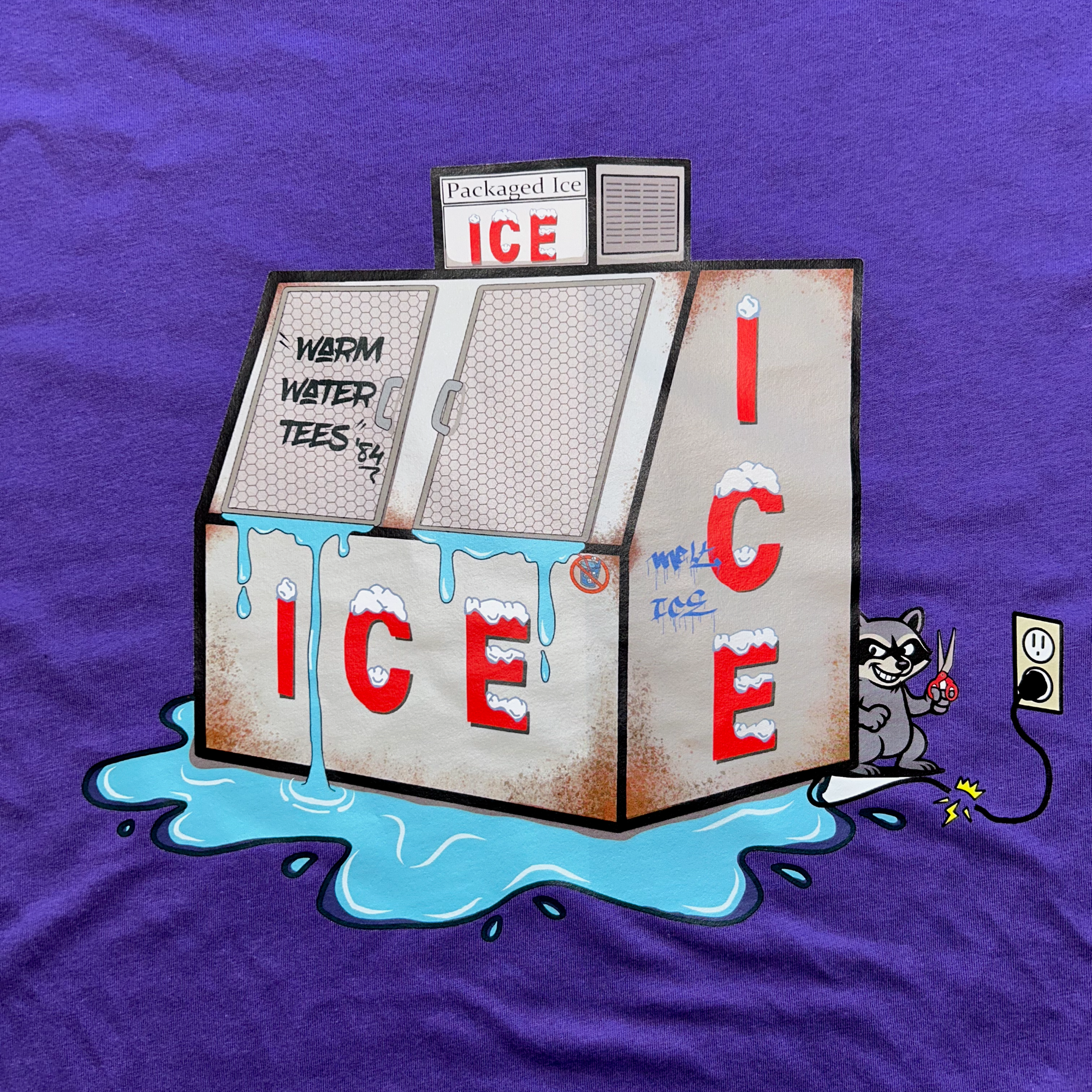 Broken Ice Machine T-shirt | Everyday Activism by Warm Water Tees