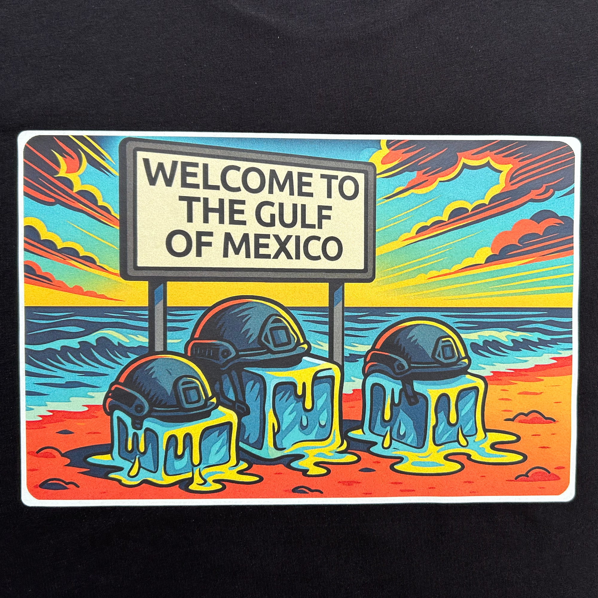 Gulf of Mexico Shirt | Subtle Anti ICE Apparel by Warm Water Tees