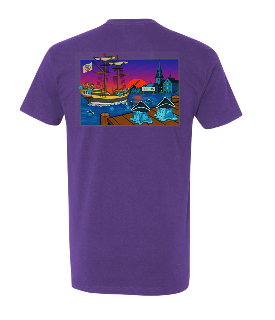 Boston ICE Tea Party | Subtle Anti ICE Apparel by Warm Water Tees