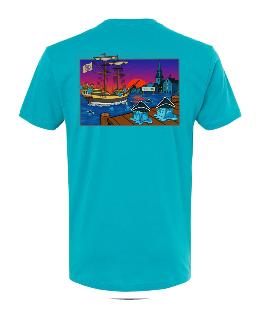 Boston ICE Tea Party | Subtle Anti ICE Apparel by Warm Water Tees