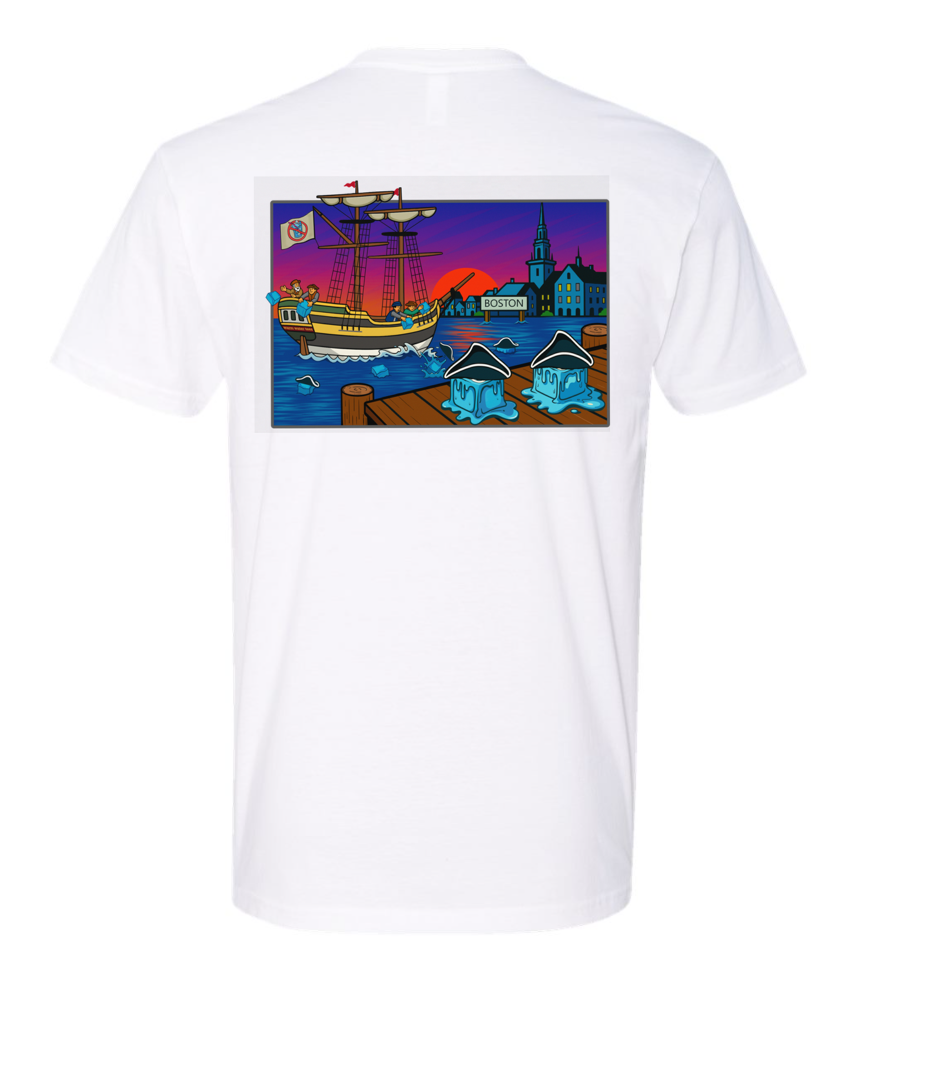 Boston ICE Tea Party | Subtle Anti ICE Apparel by Warm Water Tees